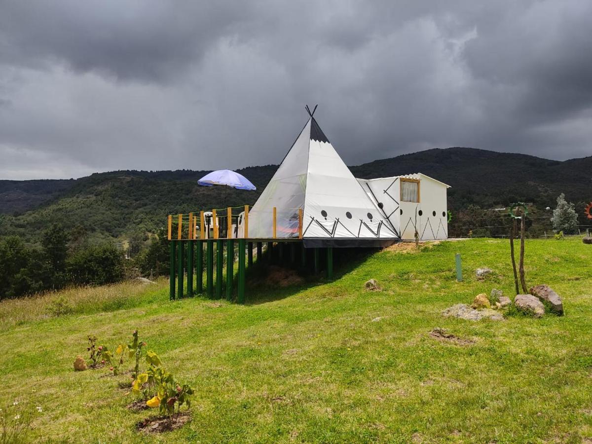 Glamping Hospedaje Mafer Guatavita Eksteriør billede