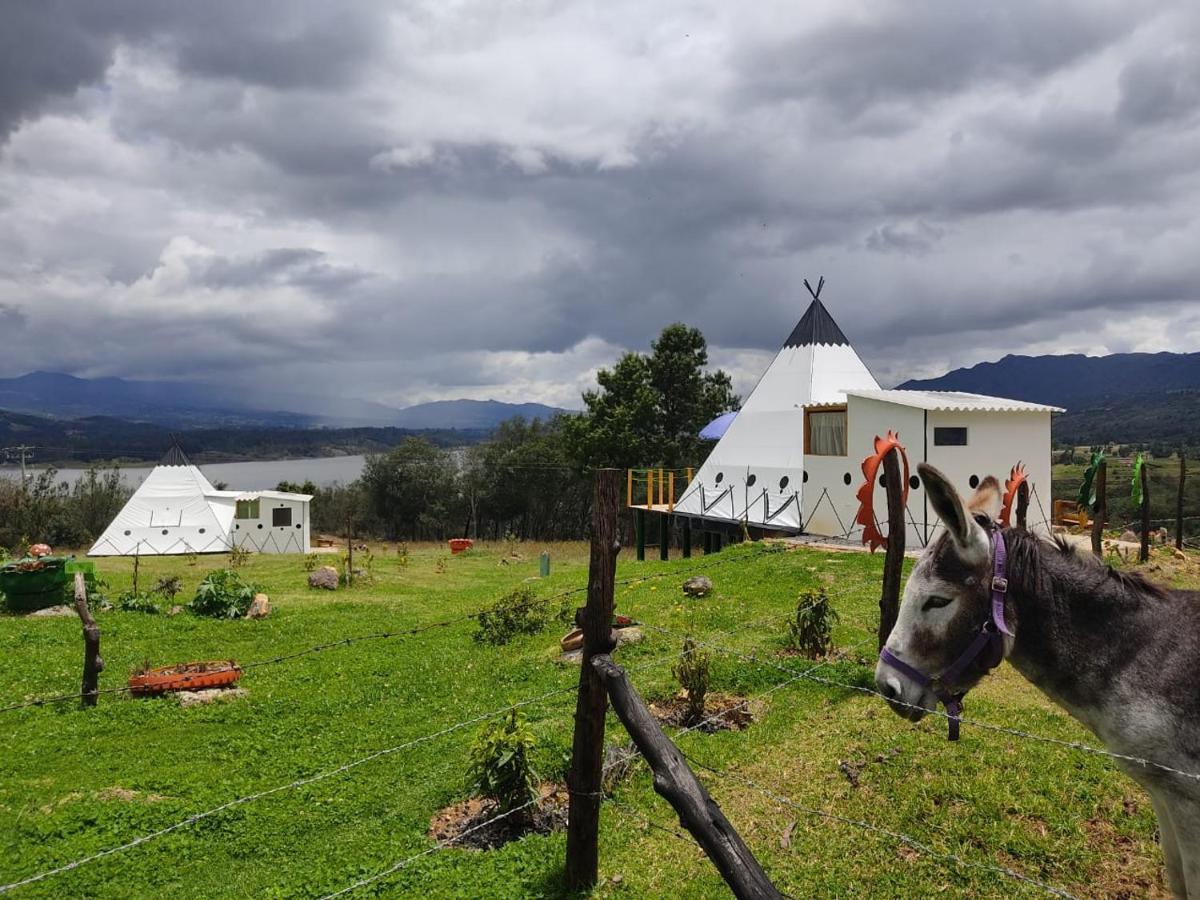 Glamping Hospedaje Mafer Guatavita Eksteriør billede