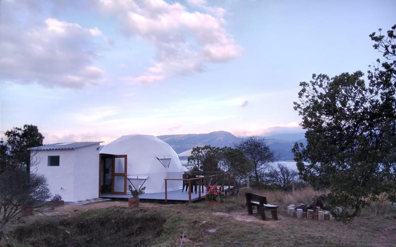 Glamping Hospedaje Mafer Guatavita Eksteriør billede