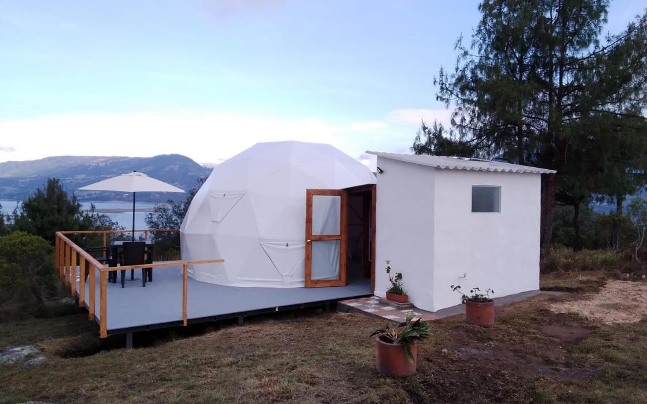 Glamping Hospedaje Mafer Guatavita Eksteriør billede