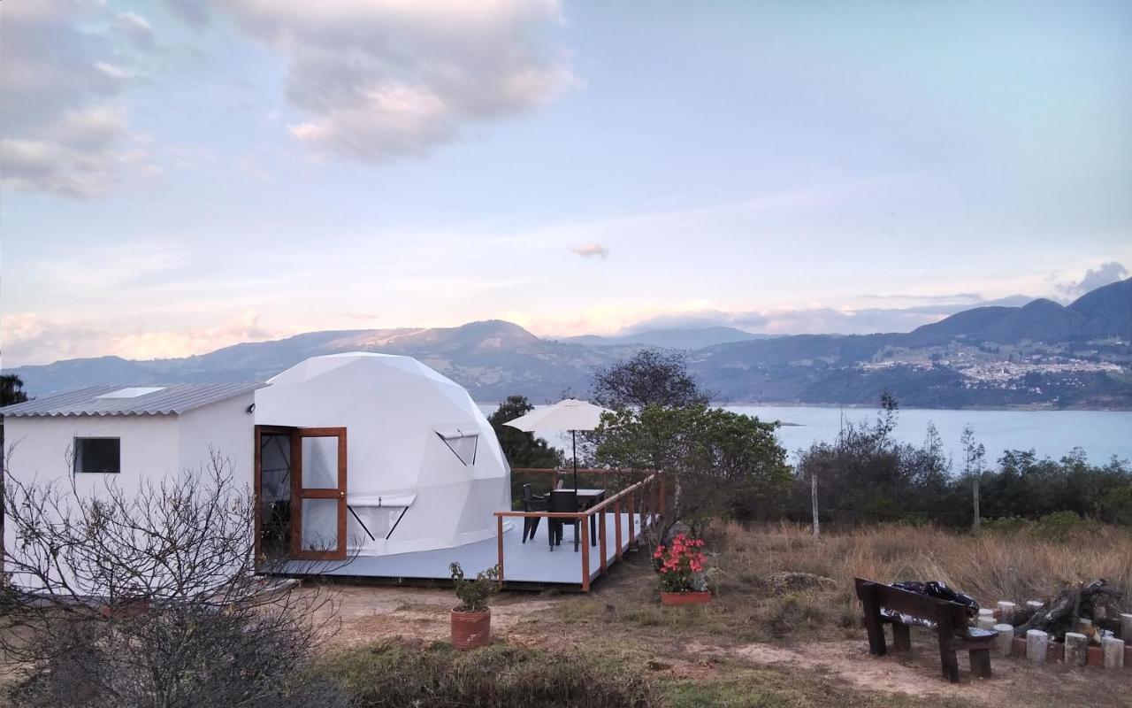 Glamping Hospedaje Mafer Guatavita Eksteriør billede