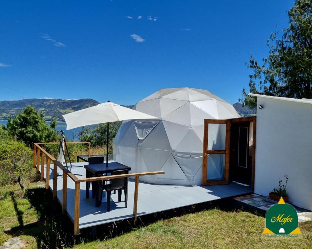 Glamping Hospedaje Mafer Guatavita Eksteriør billede
