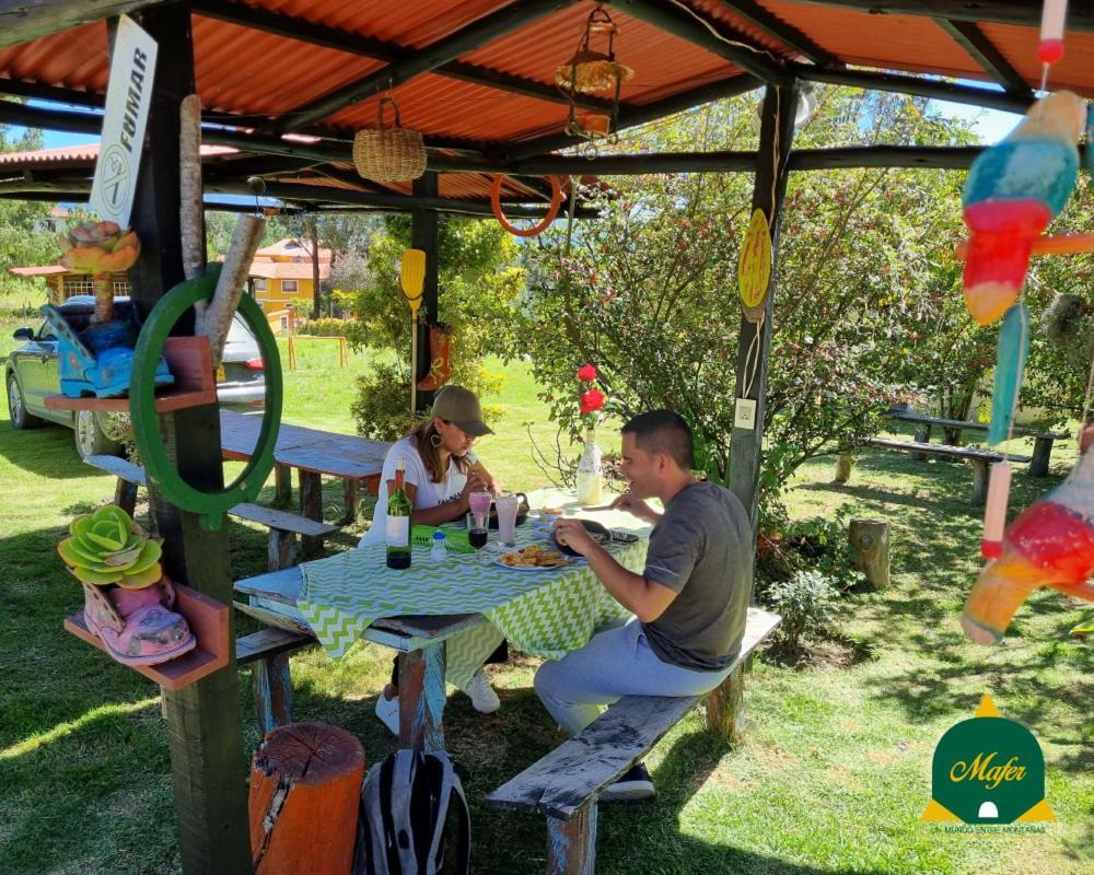 Glamping Hospedaje Mafer Guatavita Eksteriør billede