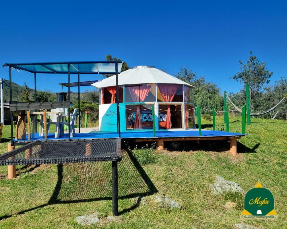 Glamping Hospedaje Mafer Guatavita Eksteriør billede